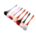 Makeup blush brush and loose powder brush - Purple