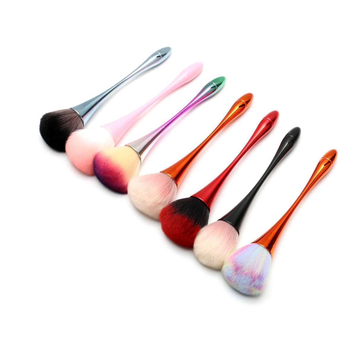 Makeup blush brush and loose powder brush - Purple