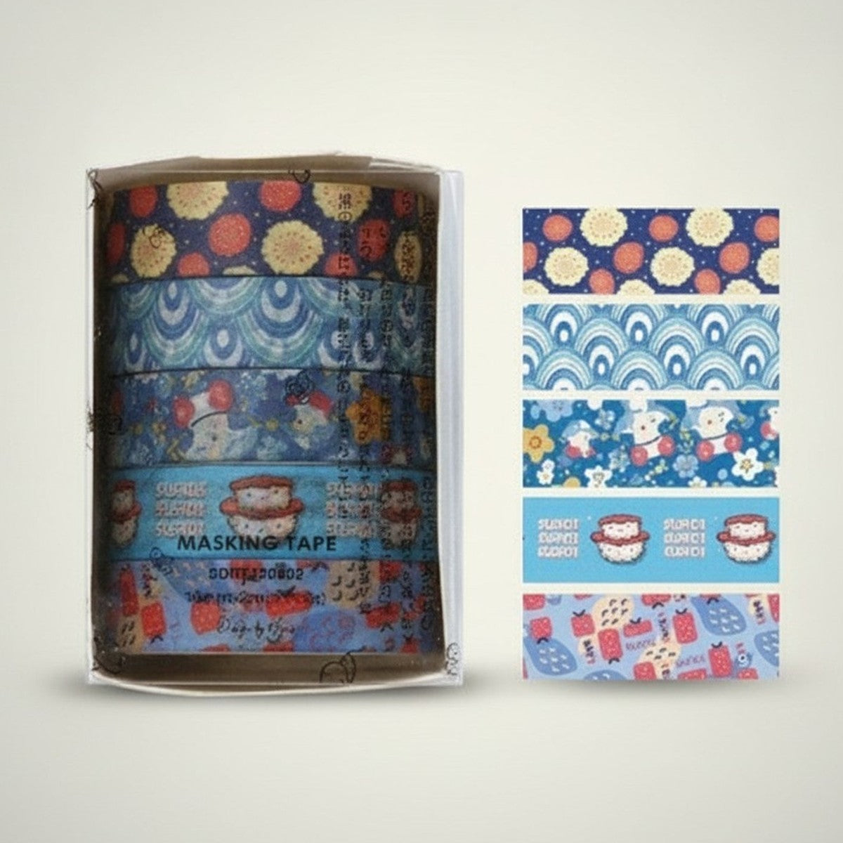 Japanese Themed Masking Tape Set – stationery (view 1)