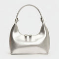 Silver Metallic Shiny Shoulder Bag – apparel accessories (view 1)