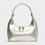Silver Metallic Shiny Shoulder Bag – apparel accessories (view 1)