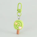 Lollipop Charm Keychain - Green