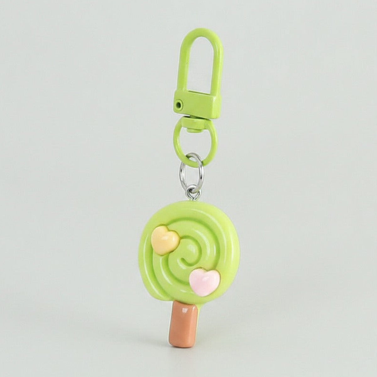 Lollipop Charm Keychain - Green