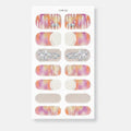 Gradient Ombre Nail Wraps With Rhinestone Accents – Korean nail care (view 1)