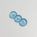 Goldfish Glitter Keychain Set - Blue