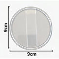 Clear Jelly Silicone Makeup Puff Foundation Beauty Tool - Transparent