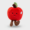 Red Apple Plush Toy With Leaf Charm – novelty & toys (view 1)