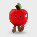 Red Apple Plush Toy With Leaf Charm – novelty & toys (view 1)