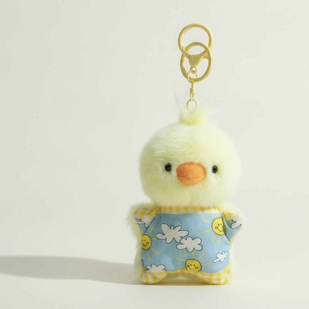 Cute Fluffy Chick Plush Keychain – novelty & toys (view 1)