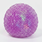 Sparkling Texture Squishy Ball - Purple