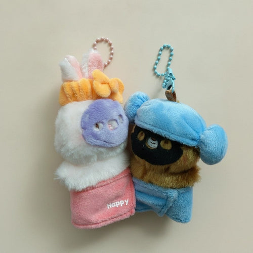 Adorable Character Plush Keychains – novelty & toys (view 1)