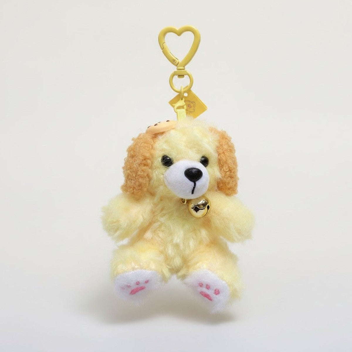 Plush Puppy Dog Keychain Charm – novelty & toys (view 1)