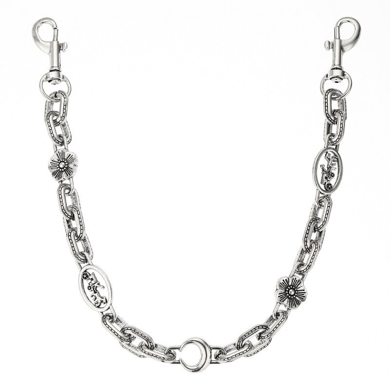 Summer Chain Bag Charm Crossbody Purse Accessory - Silver