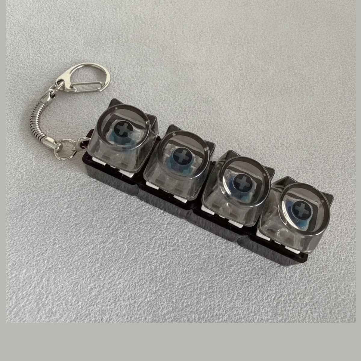 Black Keycap Bar Keychain