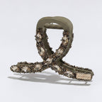 Rhinestone Claw Hair Clip - Champagne – hair accessories (view 1)