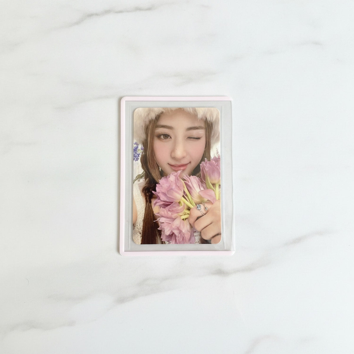 Photo Card Protector Set - Pink