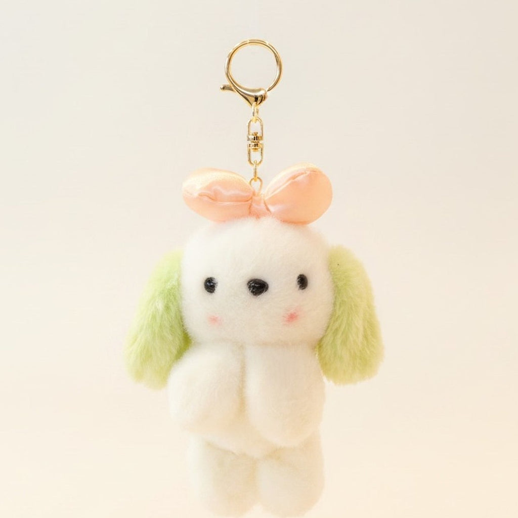 Adorable Fluffy Animal Plush Keychain – novelty & toys (view 1)