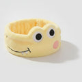 Frog Plush Hairband With Googly Eyes - Yellow – hair accessories (view 1)