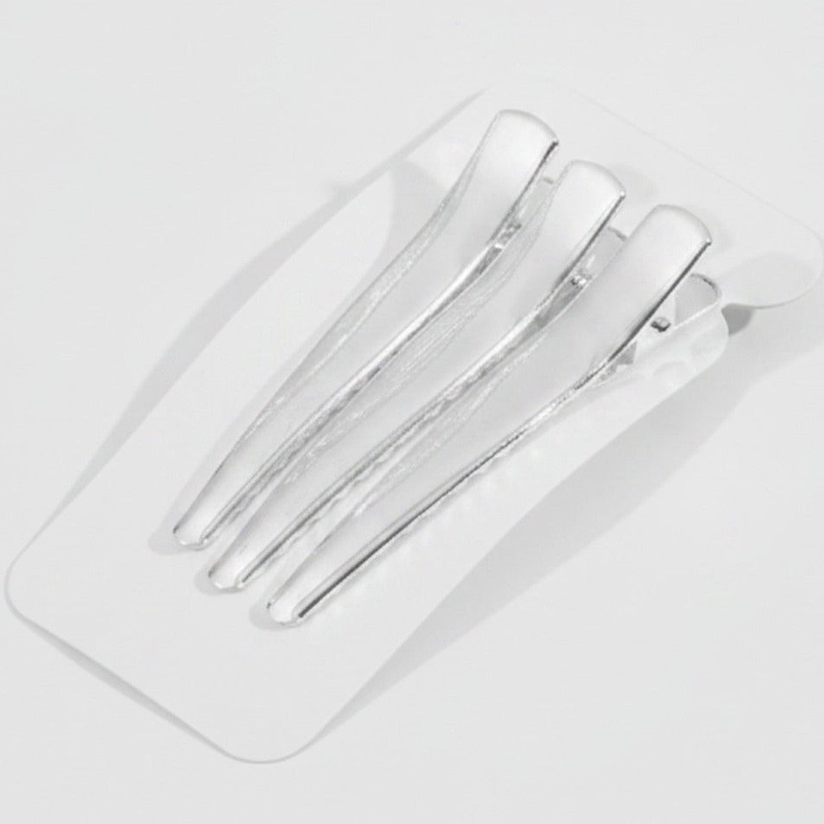 Minimalist Rectangle Hair Clips Trio Set – hair accessories (view 1)