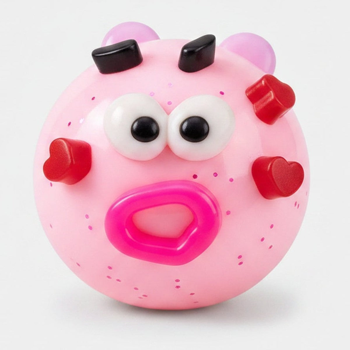 Smiley Face Mood Squishy - Pink