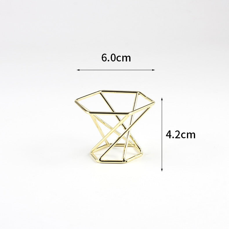 Powder puff storage rack, beauty blender drying rack - Gold 2