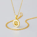Initial Pendant Necklace - Gold B