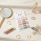 Mini Claw Clip Set – 6 Pack Pink & Taupe