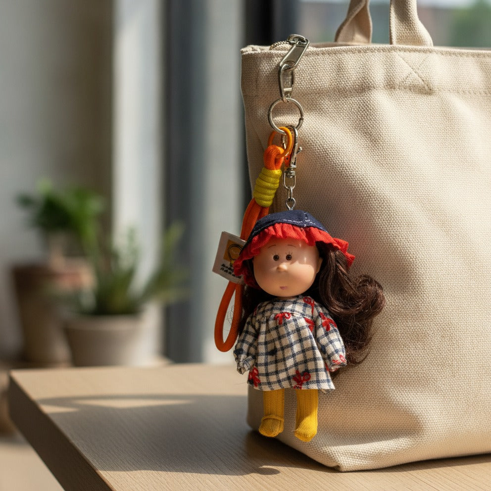 Mini Doll Keychain With Strap - Type 10