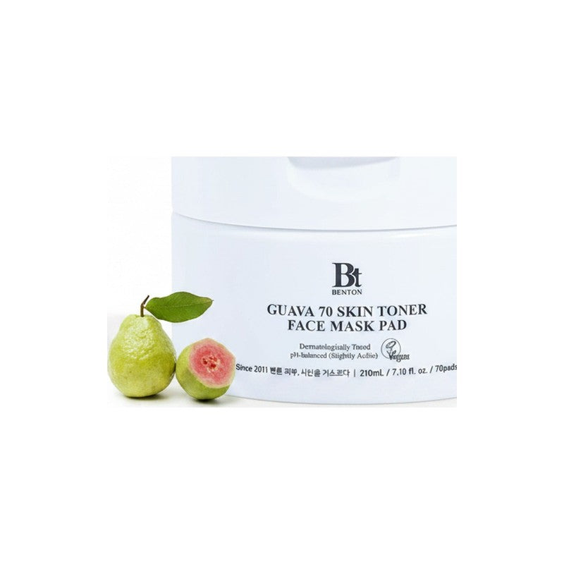 Guava 70 Skin Toner Face Mask Pad 210ml (70pads)