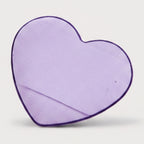 Purple Heart-Shaped Makeup Setting Sponge – Korean beauty tool (view 1)