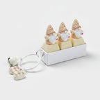 Gnome Crew Keychain - Beige