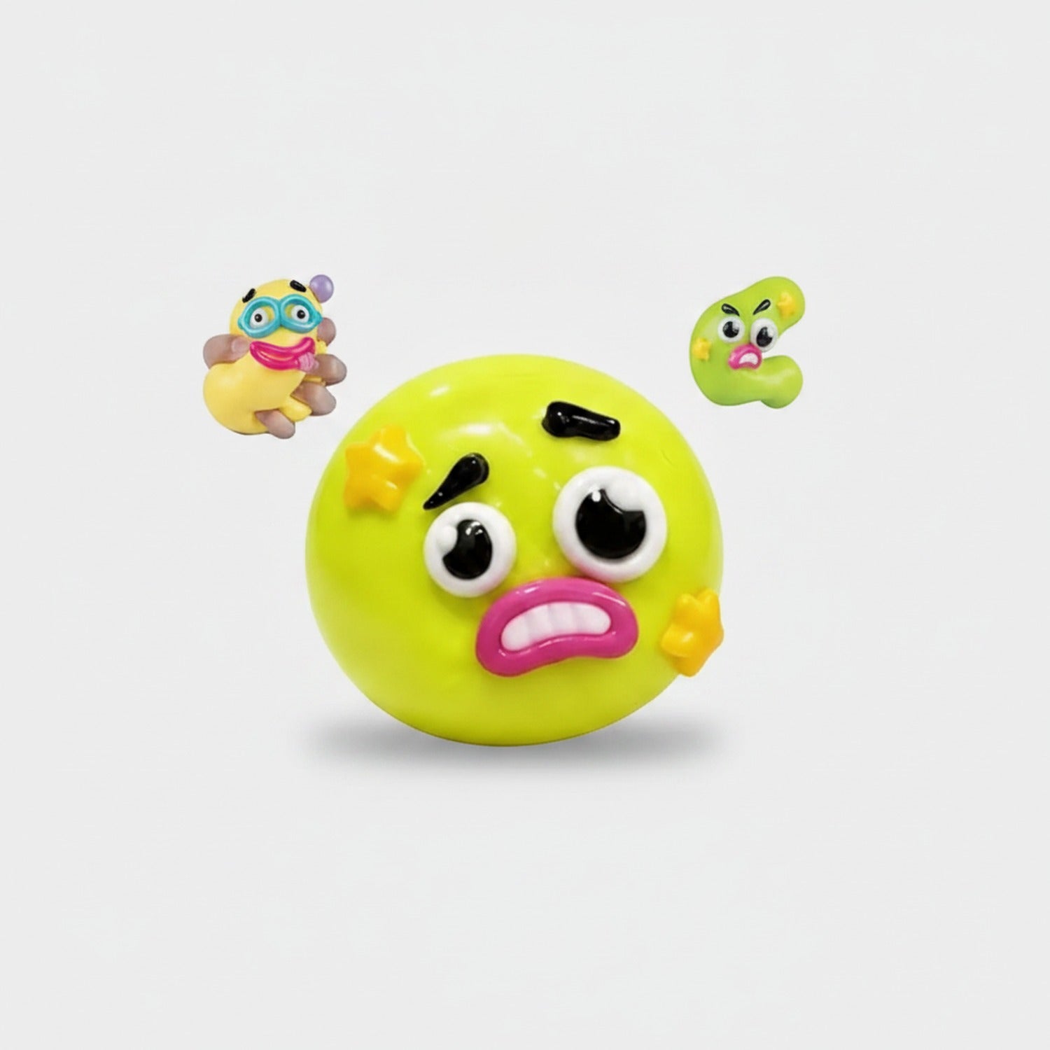 Mood Change Squishy Ball Plush Green