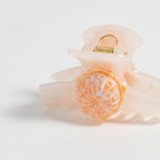Citrus Slice Peach Pearl Hair Claw – hair accessories (view 1)