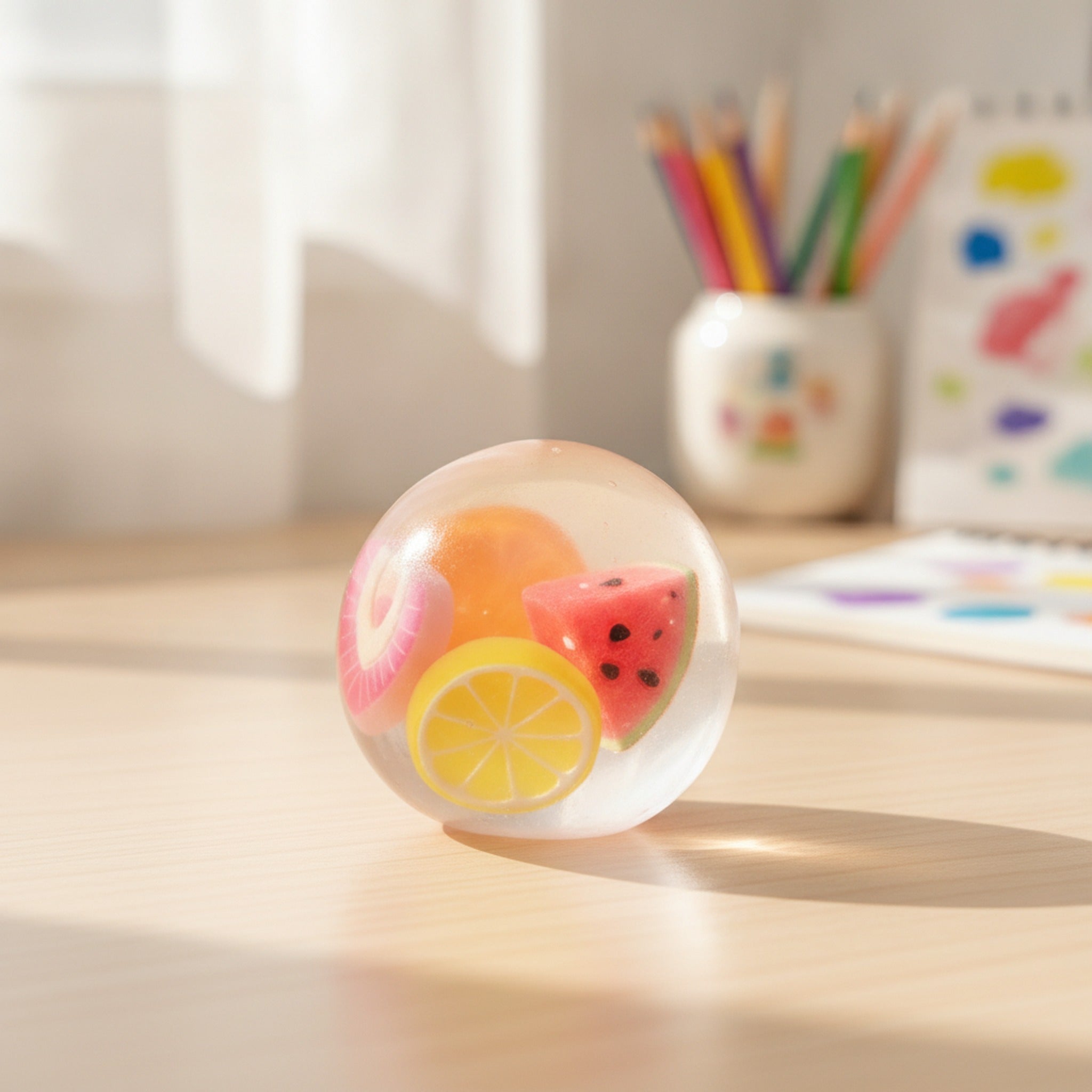 Fruit Smoothie Squishy Ball - Watermelon