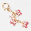 Butterfly Charm Keychain - Pink