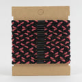 Braided Hair Clips Black Pink Set – hair accessories