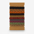 Braided Hair Ties Multi-Color Textured Set – hair accessories (view 1)