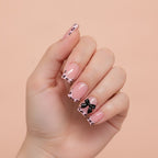 Leopard Bow Press-On Nails - Type 2