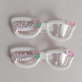 Flower Charm Pearl Pink Hair Clips Set – hair accessories (view 1)