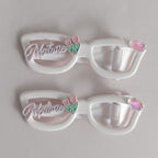 Flower Charm Pearl Pink Hair Clips Set – hair accessories (view 1)