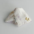 Lavender Textured Hair Claw With Gold Charm – hair accessories (view 1)