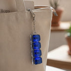 Mini Keyboard Switch Keychain - Navy 4-Key
