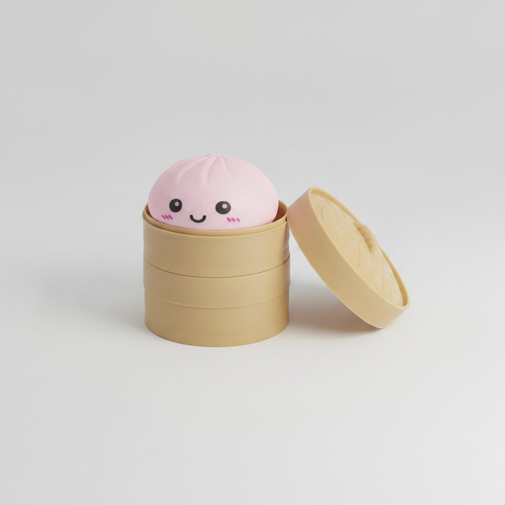 Steamer Basket Squishy Friend - Pink