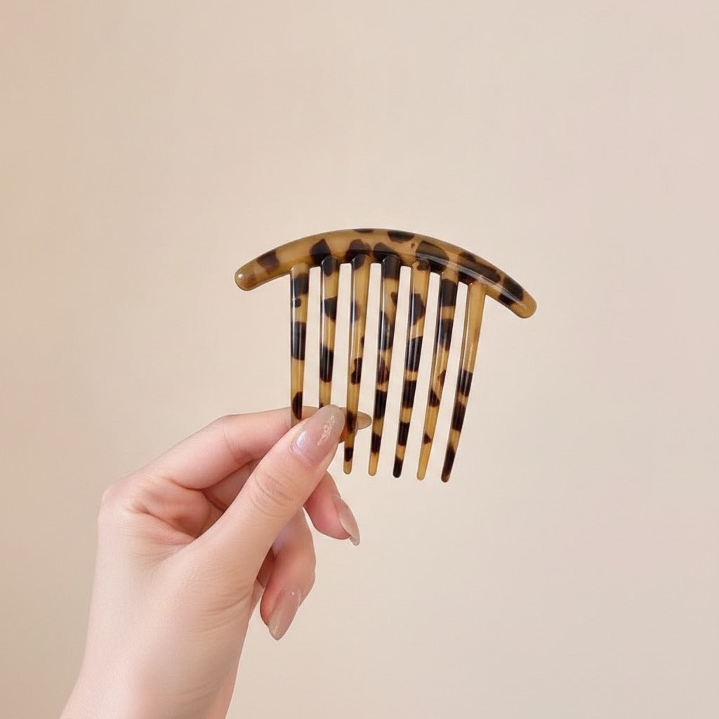 Tortoise Shell Hair Claw - Leopard