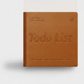 Todo List" Motivational Square Notebook - Daily Planner Caramel – stationery (view 1)