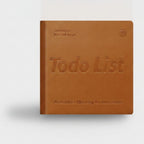Todo List" Motivational Square Notebook - Daily Planner Caramel – stationery (view 1)