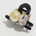 Hair Claw Clip Pearl Crystal - Pearl Champagne Crystal – hair accessories (view 1)
