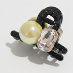Hair Claw Clip Pearl Crystal - Pearl Champagne Crystal – hair accessories (view 1)