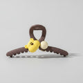 Bear Charm Hair Claw Clip - Yellow Bear #F-148 – hair accessories (view 1)