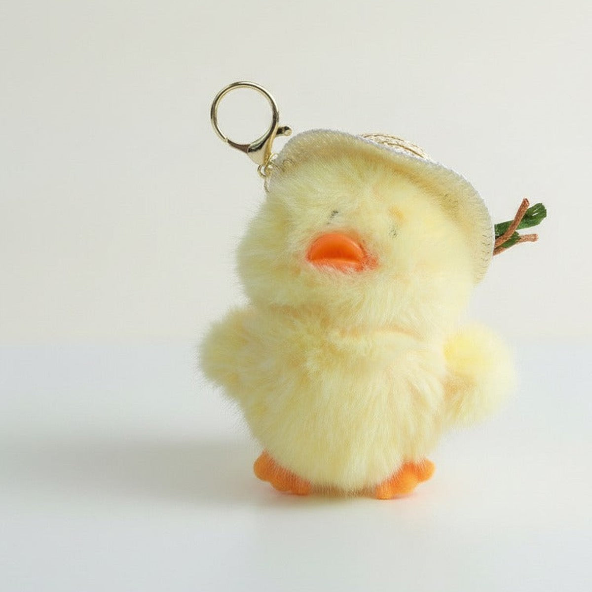 Cute Fluffy Chick Keychain Charm – novelty & toys (view 1)